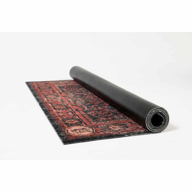 DRUMnBASE Black & Red Vintage Persian Drum Mat – 130cm X 90cm 8