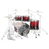 Mapex Saturn Classic 20in 4pc Shell Pack – Scarlet Fade 7