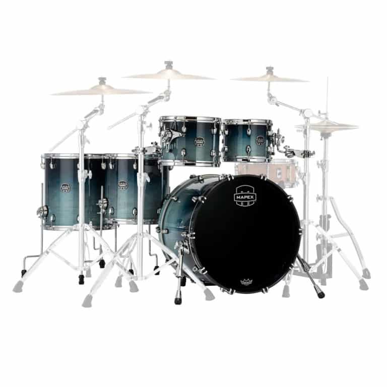 Mapex Saturn Classic 22in 5pc Shell Pack – Teal Blue Fade 4