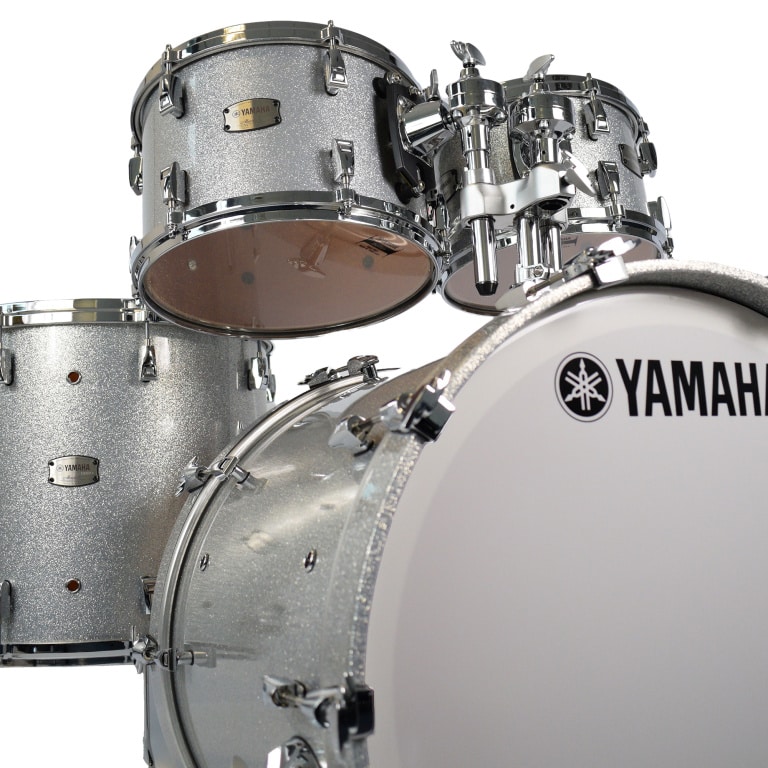 Yamaha Absolute Hybrid Maple 22in 4pc Shell Pack – Silver Sparkle 12