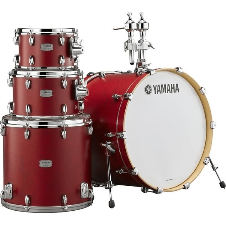 Candy Apple Satin Yamaha Tour Custom Maple 14 x 5.5 Snare Drum 