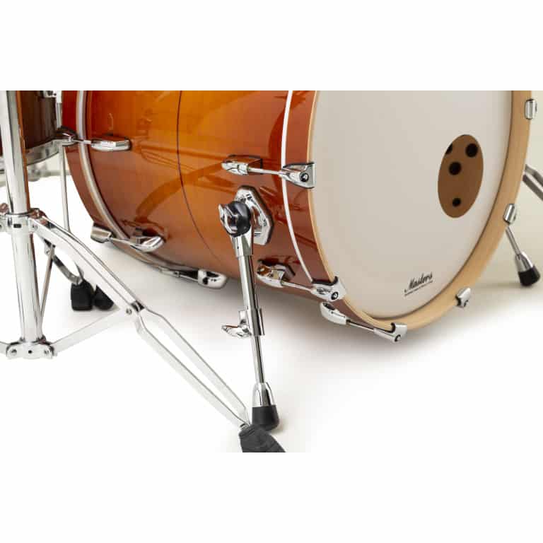 Pearl Masters Maple Complete 4pc Shell Pack – Almond Red Stripe 7