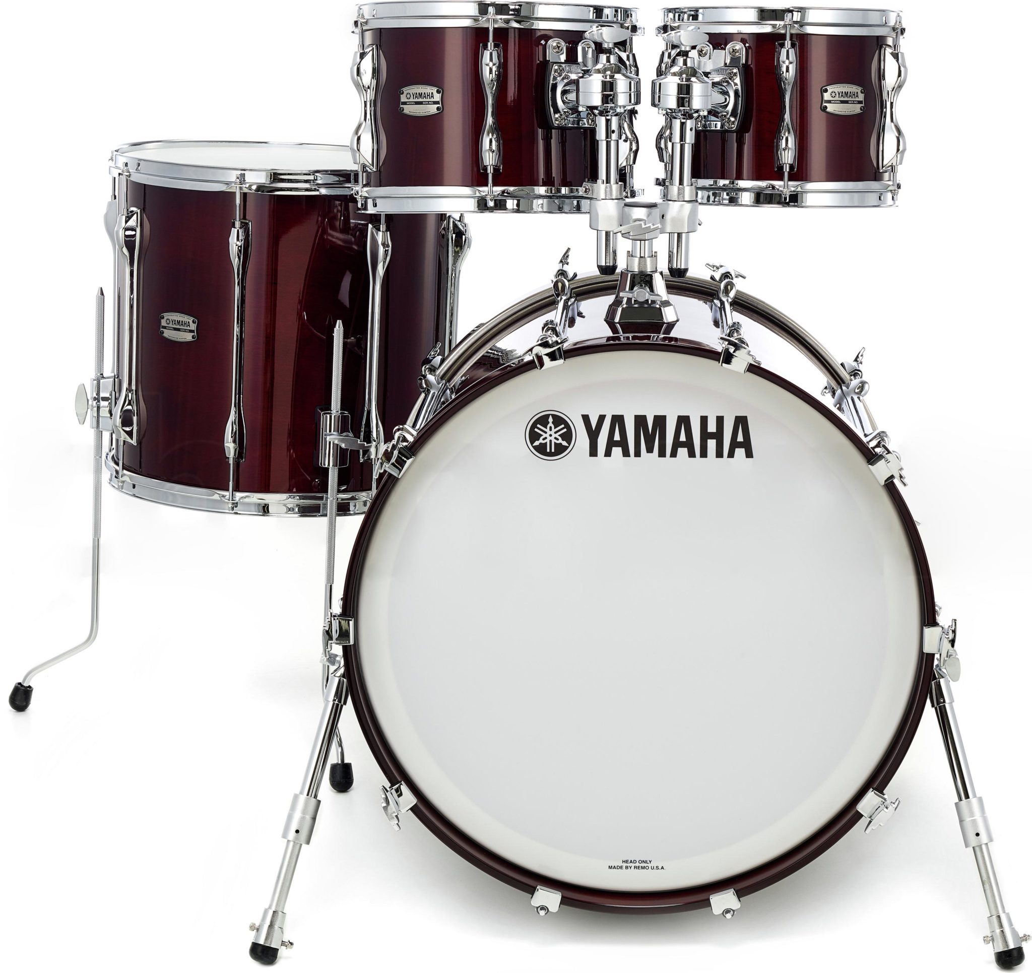 Yamaha Recording Custom 4pc 22in Shell Pack – Classic Walnut 4