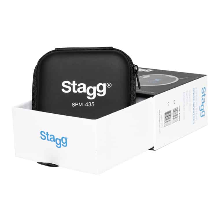 Stagg SPM-435 Hi Resolution 4 Driver In Ear Monitors – Clear 9