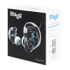 Stagg SPM-435 Hi Resolution 4 Driver In Ear Monitors – Black 13