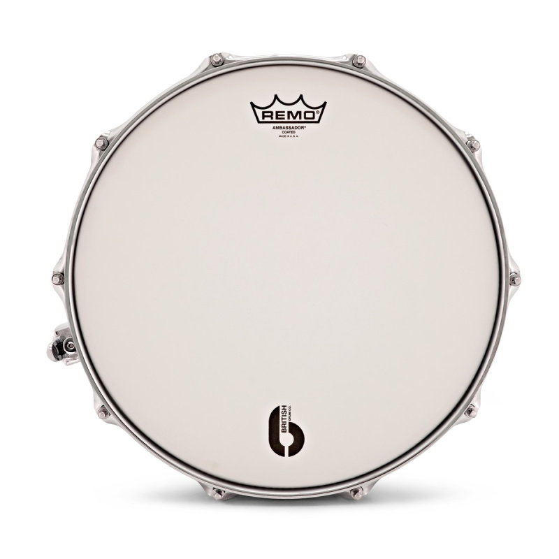 British Drum Co. ‘Bluebird’ 14x6in Chrome Over Brass Snare Drum 9