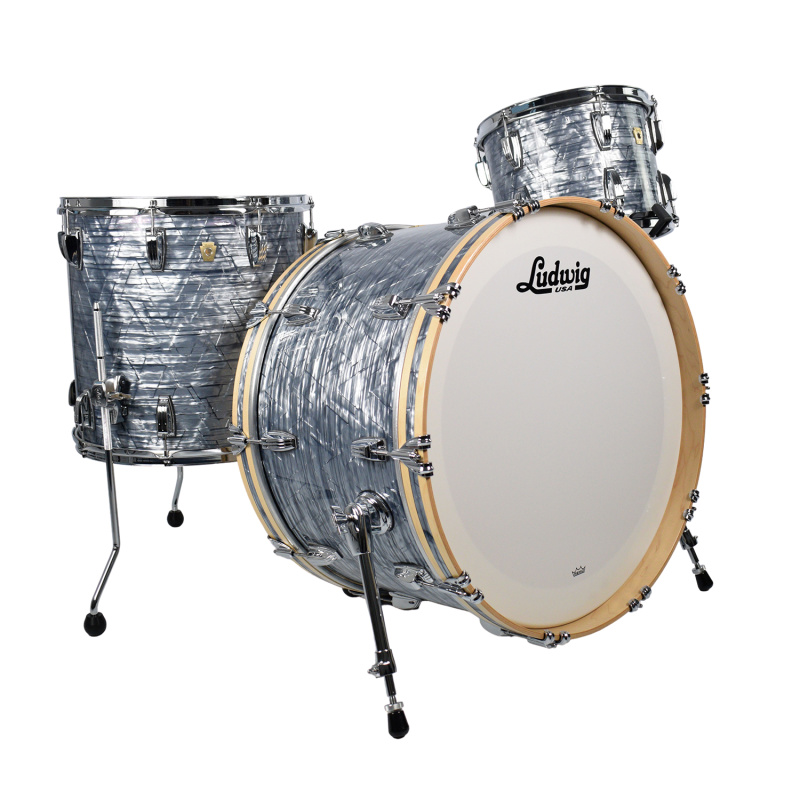Ludwig Classic Maple 24in 3pc Shell Pack – Sky Blue Pearl 4