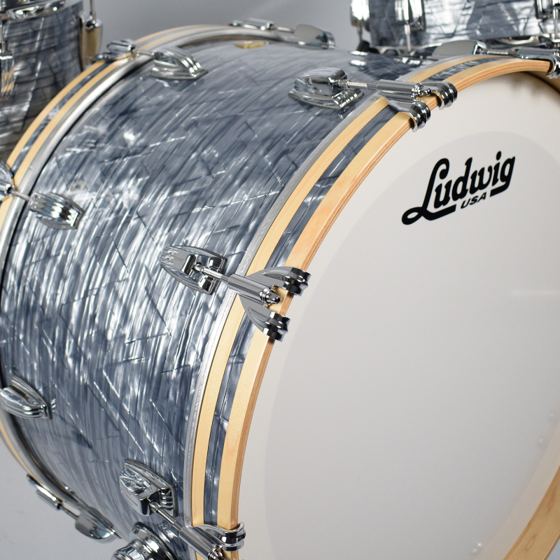 Ludwig Classic Maple 24in 3pc Shell Pack – Sky Blue Pearl 6