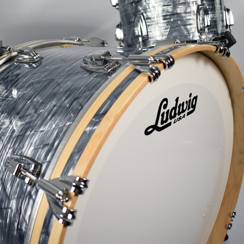 Ludwig Classic Maple 24in 3pc Shell Pack – Sky Blue Pearl 8