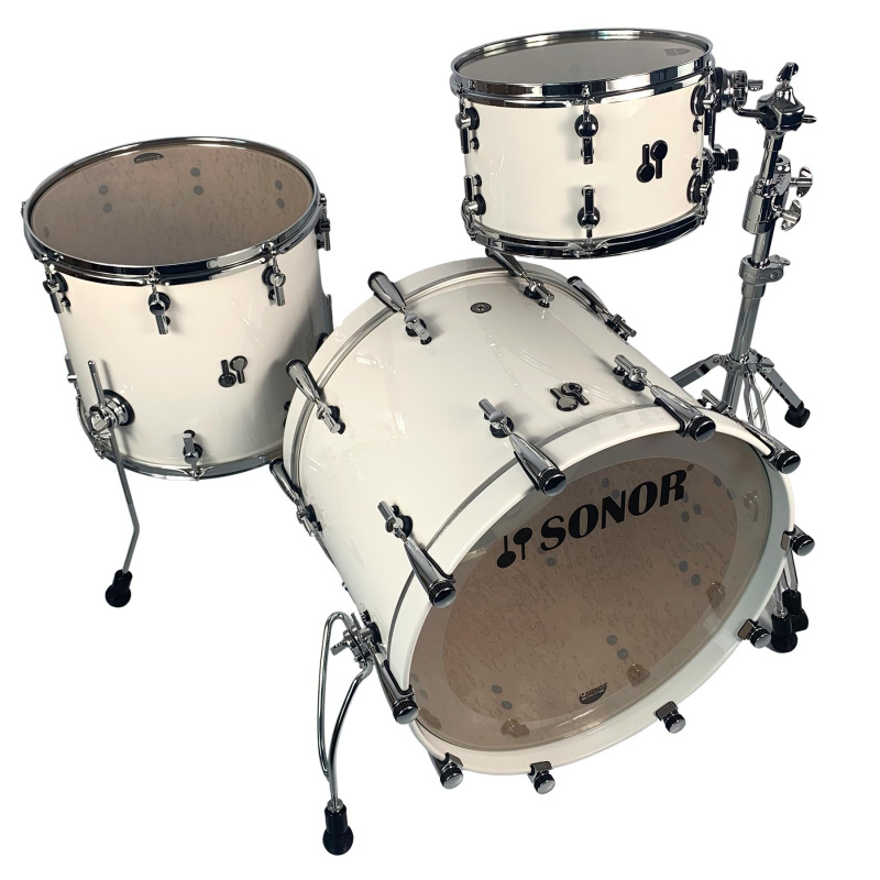Sonor SQ2 22in 3pc Shell Pack – Solid White With Scandinavian Birch 5