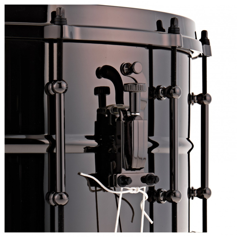 Ludwig Black Magic 14x8in Brass Black Snare Drum 7