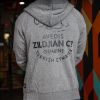 Zildjian Grey Zip Up Logo Hoodie 31