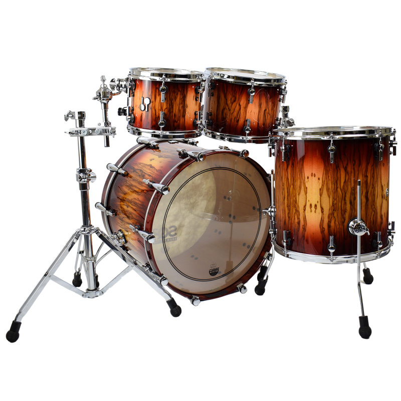 Sonor SQ2 22in 4pc Shell Pack – Red Candy Burst Over African Marble 16