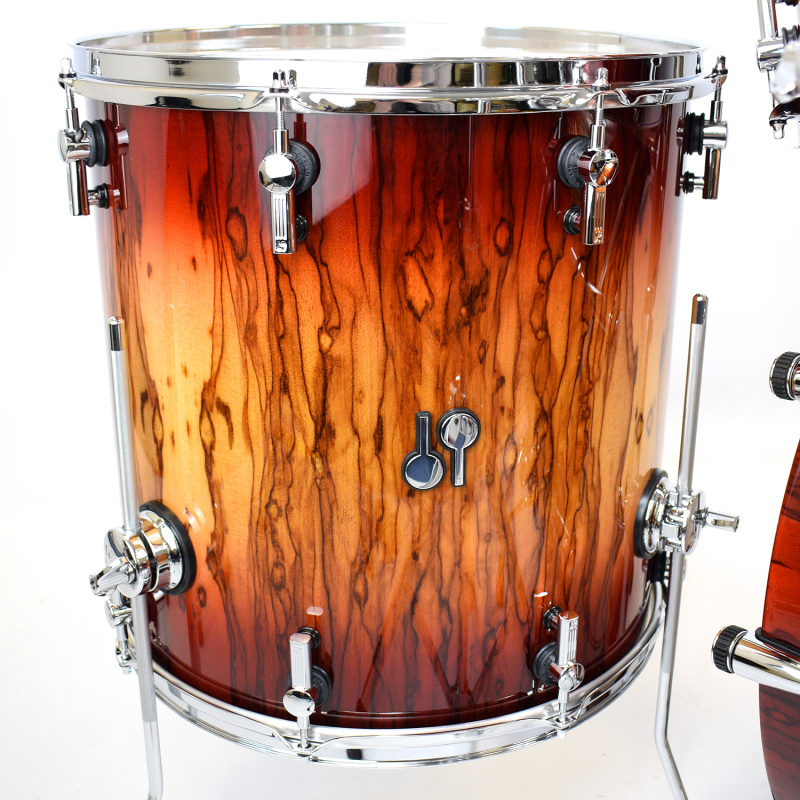 Sonor SQ2 22in 4pc Shell Pack – Red Candy Burst Over African Marble 8