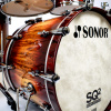 Sonor SQ2 22in 4pc Shell Pack – Red Candy Burst Over African Marble 28