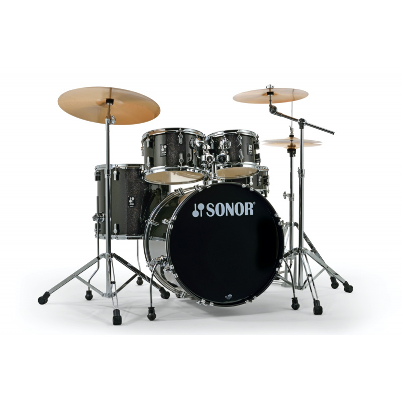 Sonor AQX Stage Set – Black Midnight Sparkle 6