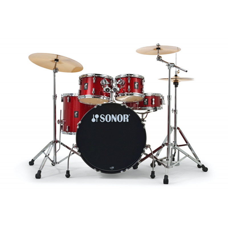 Sonor AQX Stage Set – Red Moon Sparkle 4