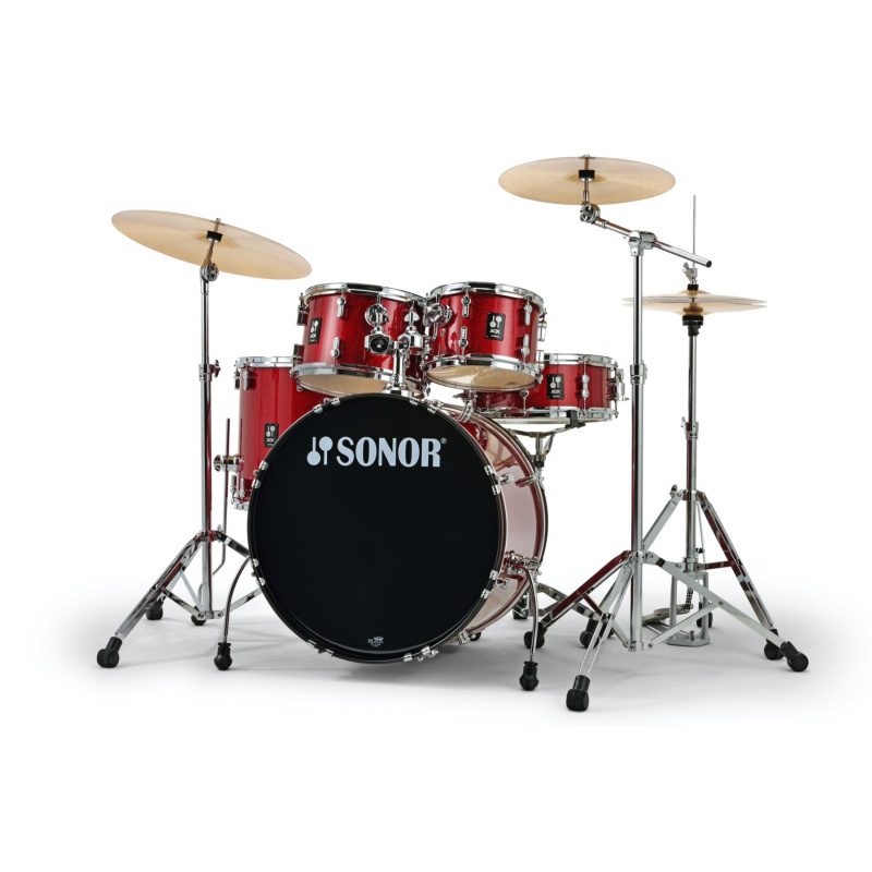 Sonor AQX Stage Set – Red Moon Sparkle 5
