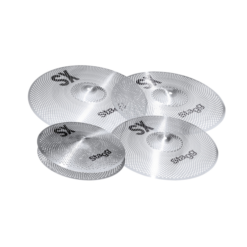 Stagg SXM Low Volume Cymbal Set with Bag 5