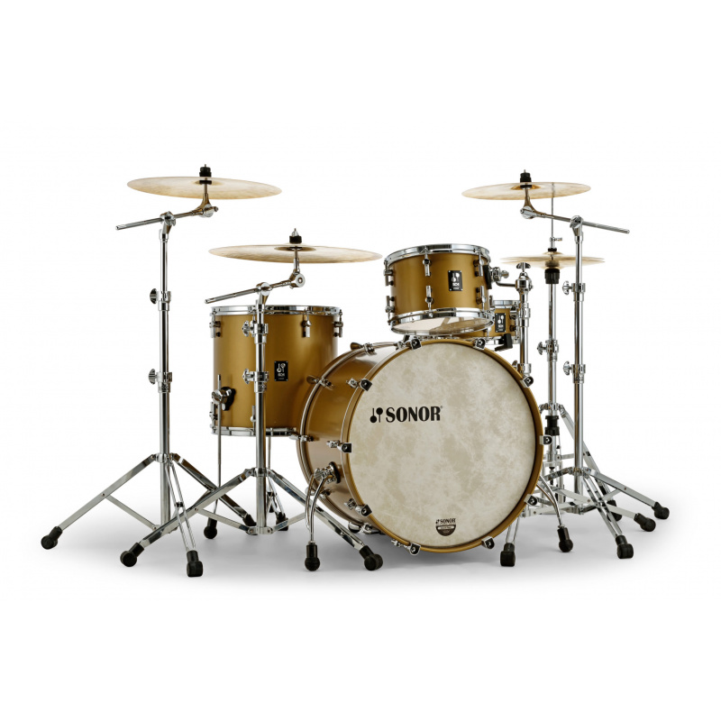 Sonor SQ1 Series 20in 3pc Shell Pack – Satin Gold Metallic 5