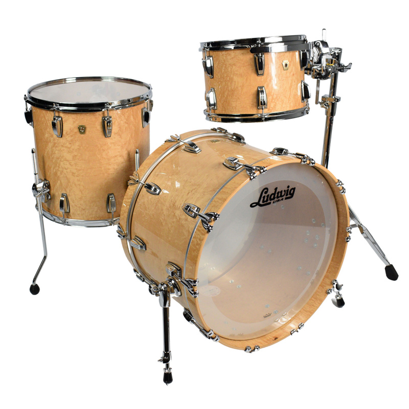 Ludwig Classic Maple 20in Downbeat 3pc Shell Pack – Birdseye Maple 6