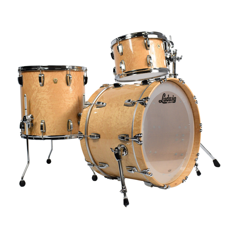 Ludwig Classic Maple 20in Downbeat 3pc Shell Pack – Birdseye Maple 5