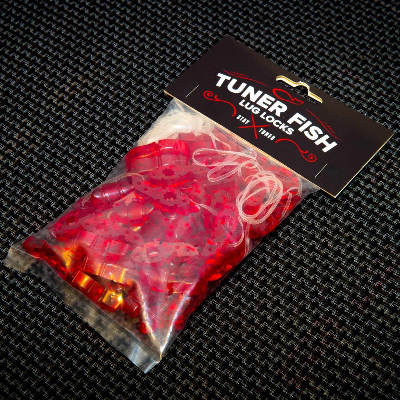 Tuner Fish Lug Locks Red 50 Pack 6