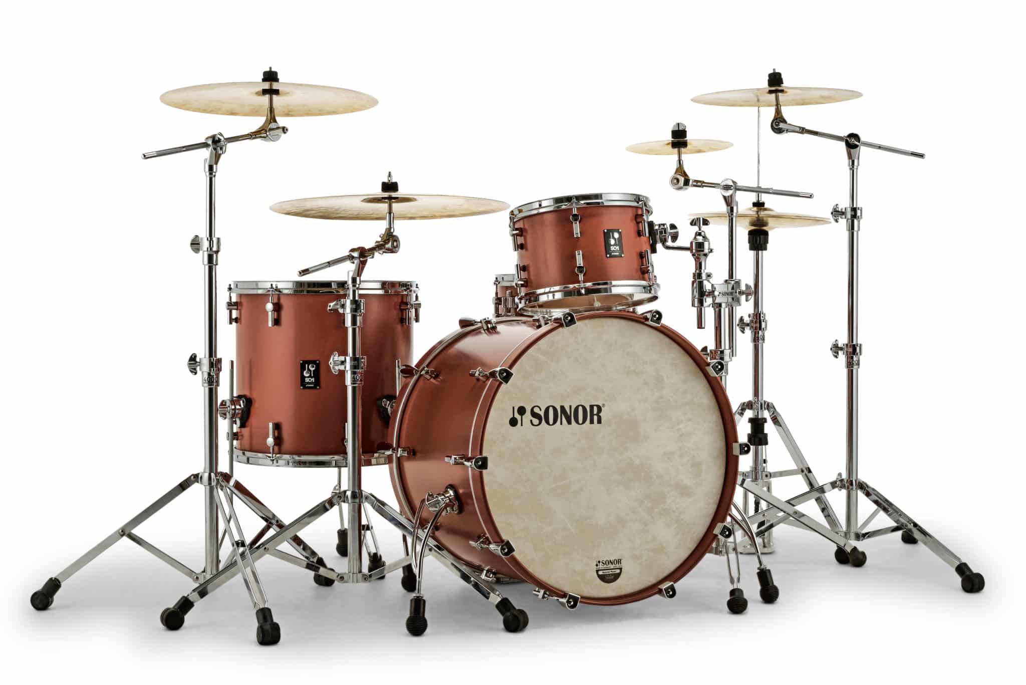 Sonor SQ1 Series 22in 3pc Shell Pack – Satin Copper Brown