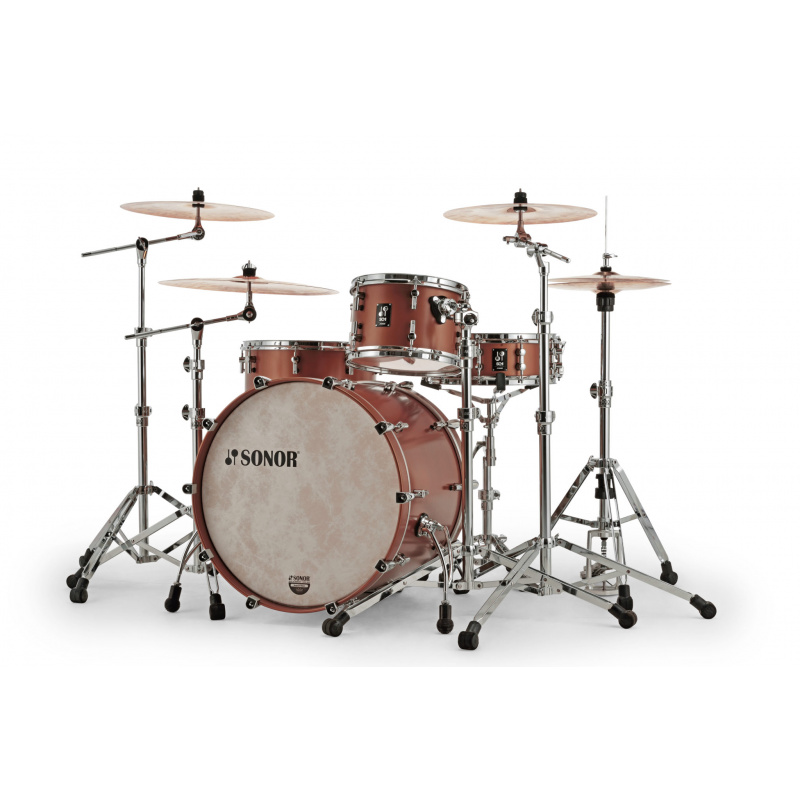 Sonor SQ1 Series 20in 3pc Shell Pack – Satin Copper Brown 5