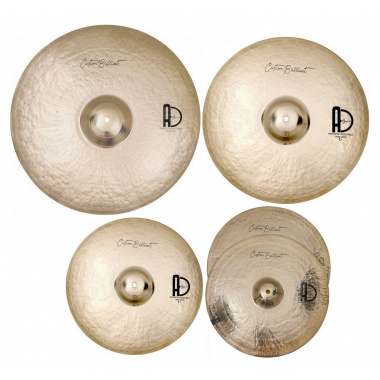 Agean Custom Brilliant Cymbal Set – 14HH, 16Cr, 18Cr, 22R