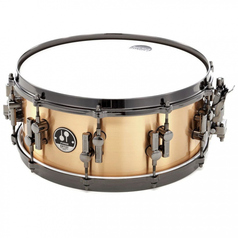 Sonor Artist Series 14x6in Cast Bronze Snare With Black Hardware 5