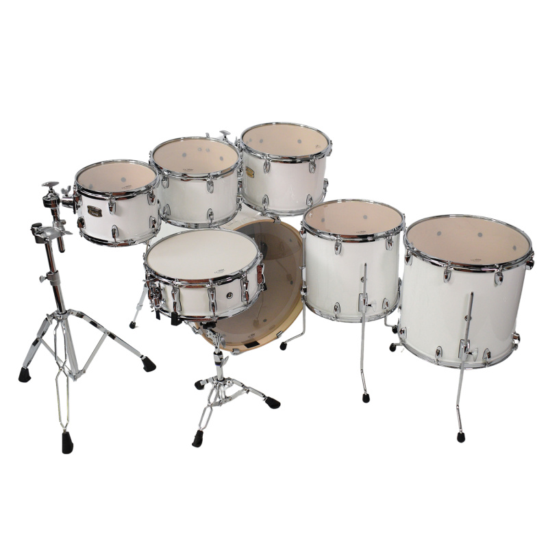 Yamaha Stage Custom Birch 22in 7pc Shell Pack (8/10/12/14/16/22/14sn) – Pure White 6