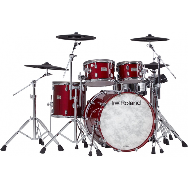 Roland VAD706 V-Drums Acoustic Design Electronic Kit – Gloss Cherry 4