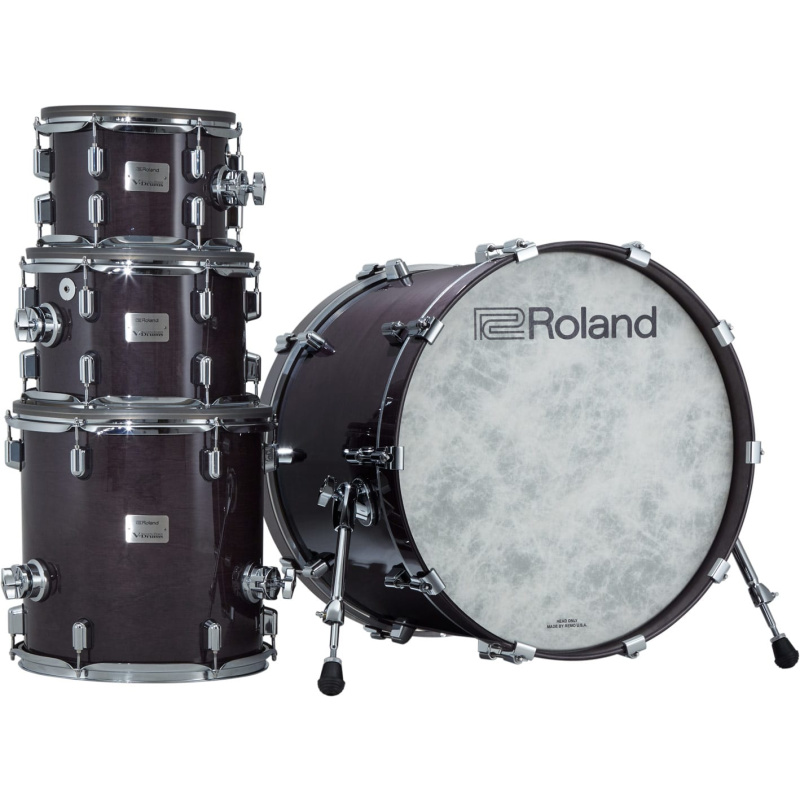 Roland VAD706 V-Drums Acoustic Design Electronic Kit – Gloss Ebony 16