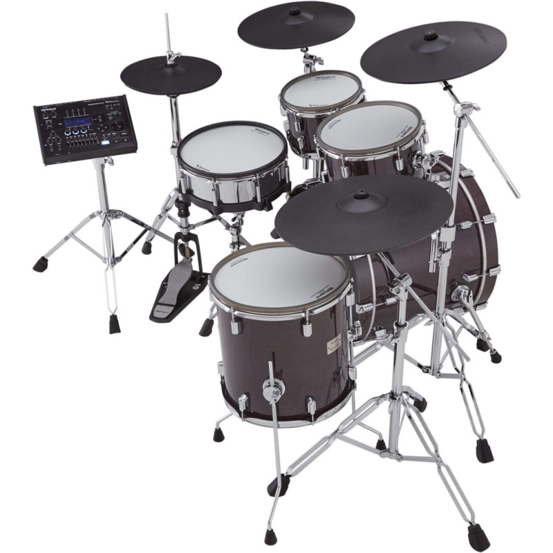 Roland VAD706 V-Drums Acoustic Design Electronic Kit – Pearl White 9