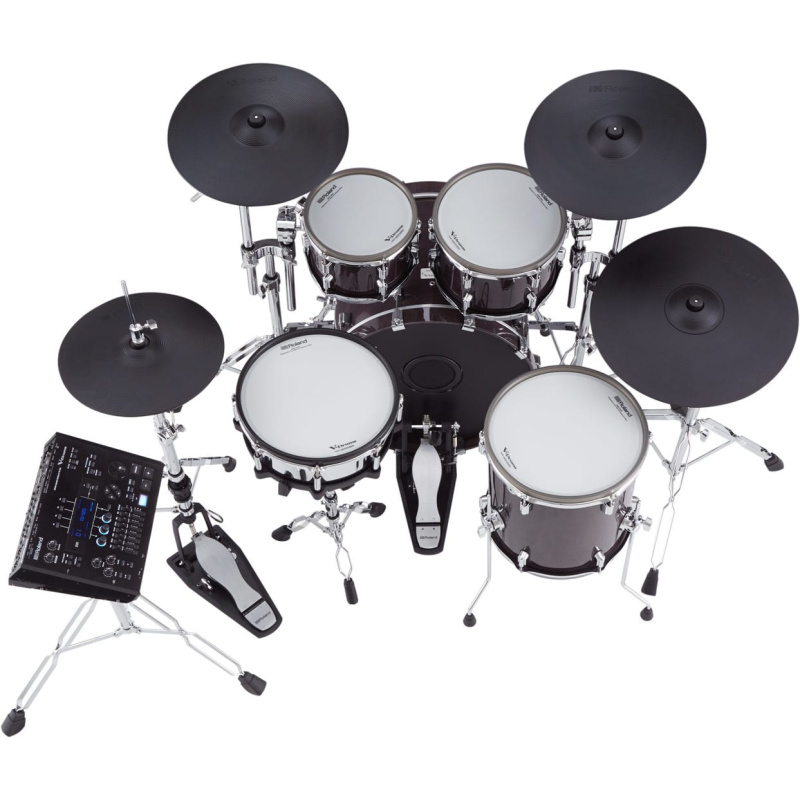 Roland VAD706 V-Drums Acoustic Design Electronic Kit – Gloss Cherry 10
