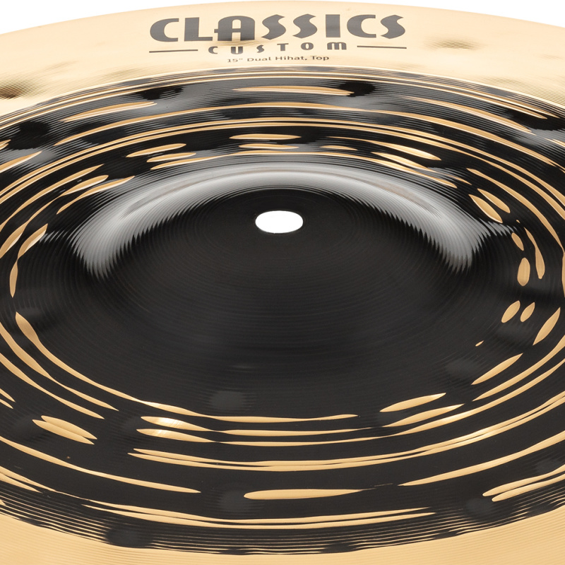 Meinl Classics Custom Dual 15in Hi-hat Cymbals 7