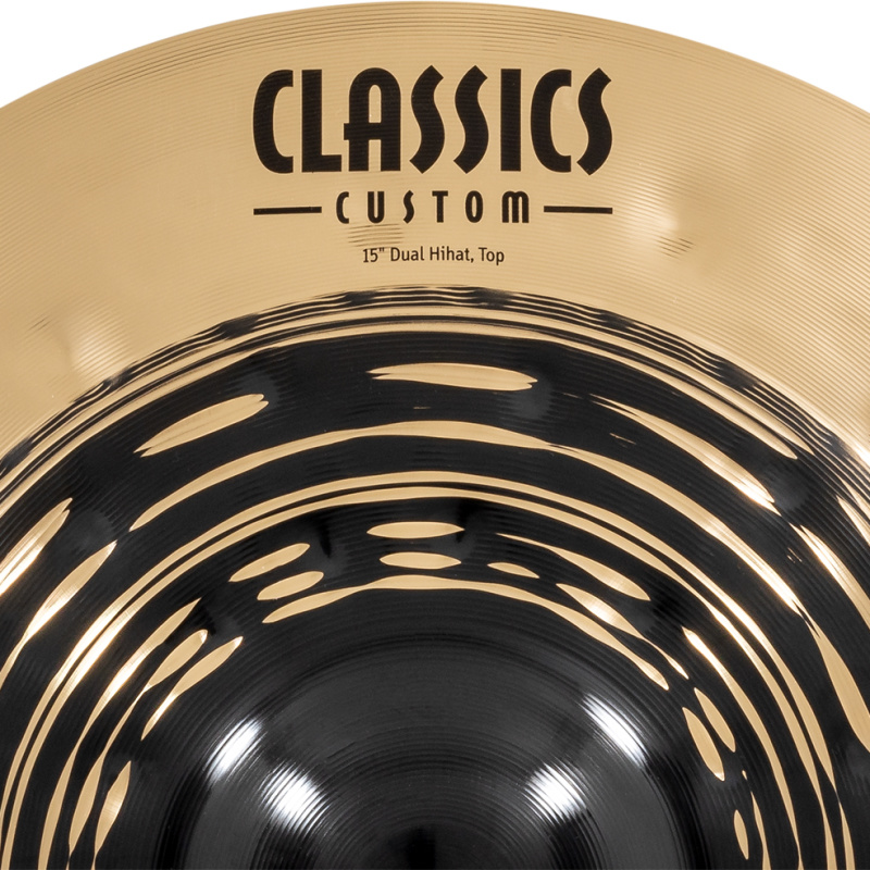 Meinl Classics Custom Dual 15in Hi-hat Cymbals 10