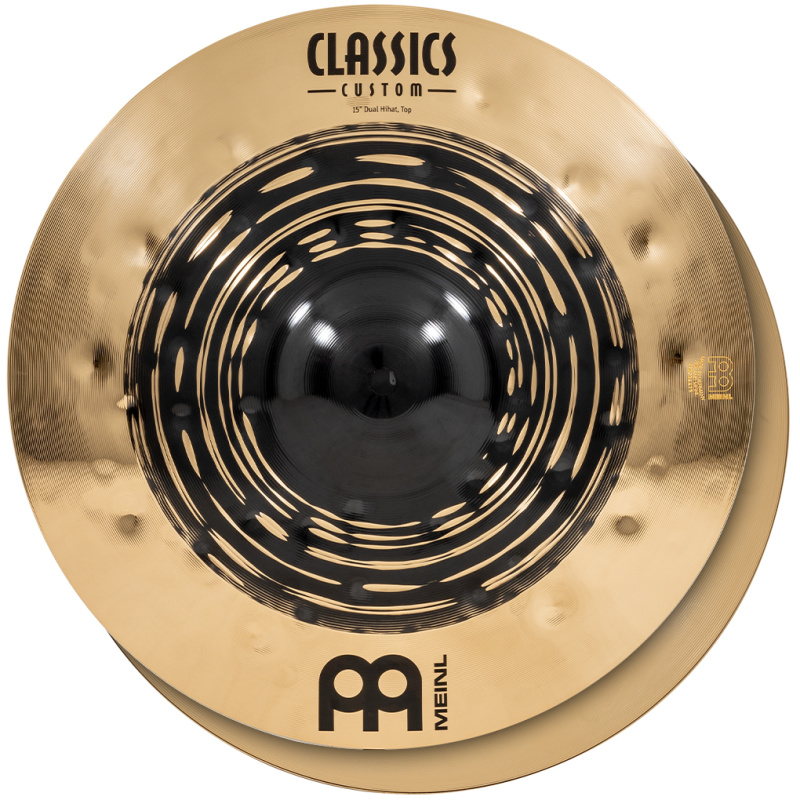 Meinl Classics Custom Dual 15in Hi-hat Cymbals 4