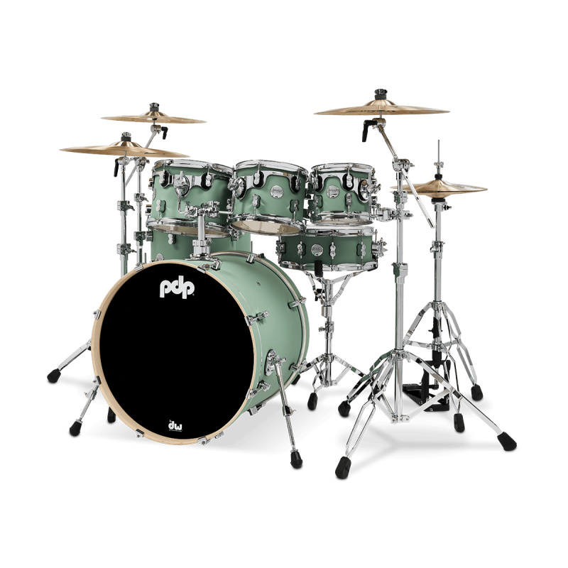 PDP Concept Maple 22in 7pc Shell Pack – Satin Seafoam 6