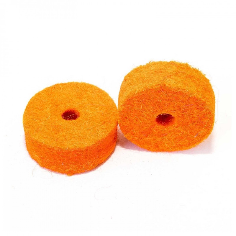 Tuner Fish Cymbal Felts 10pk – Orange 3