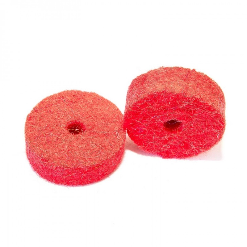 Tuner Fish Cymbal Felts 10pk – Red 3