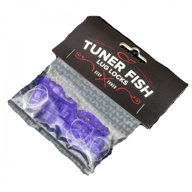 Tuner Fish Lug Locks Purple 8 Pack