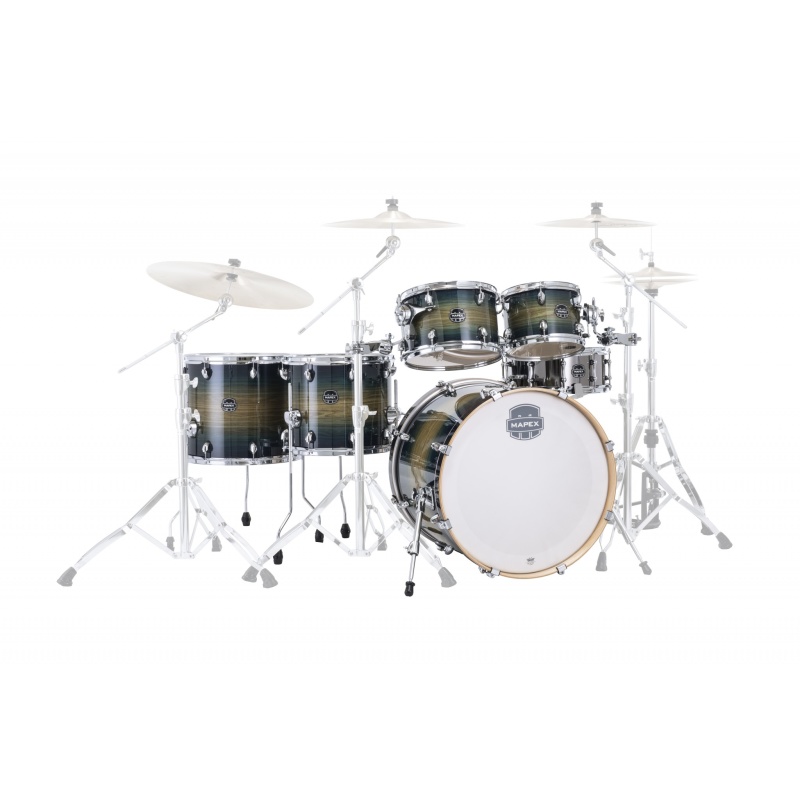 Mapex Armory 22in 6pc Power Fusion Shell Pack – Rainforest Burst 4
