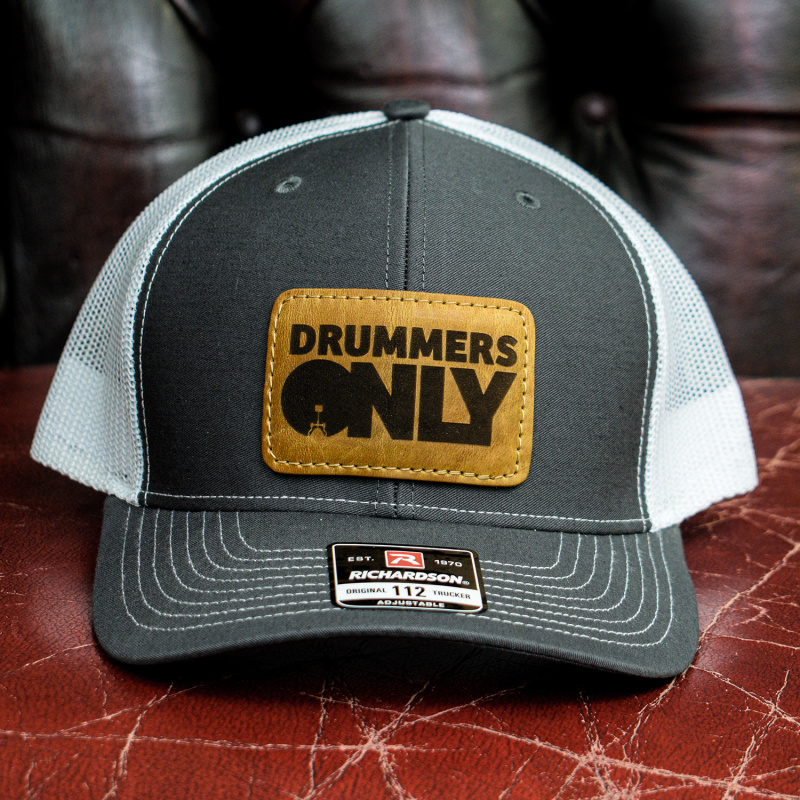 Drummers Only Trucker Cap – Grey & White 5