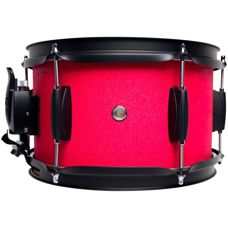 SJC Thrash Can 10x6in Snare Drum – Red Grip Tape