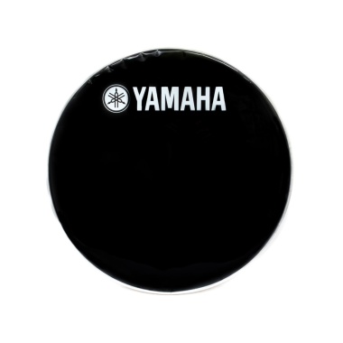 Yamaha 18in Classic Black Logo Bass Drum Head