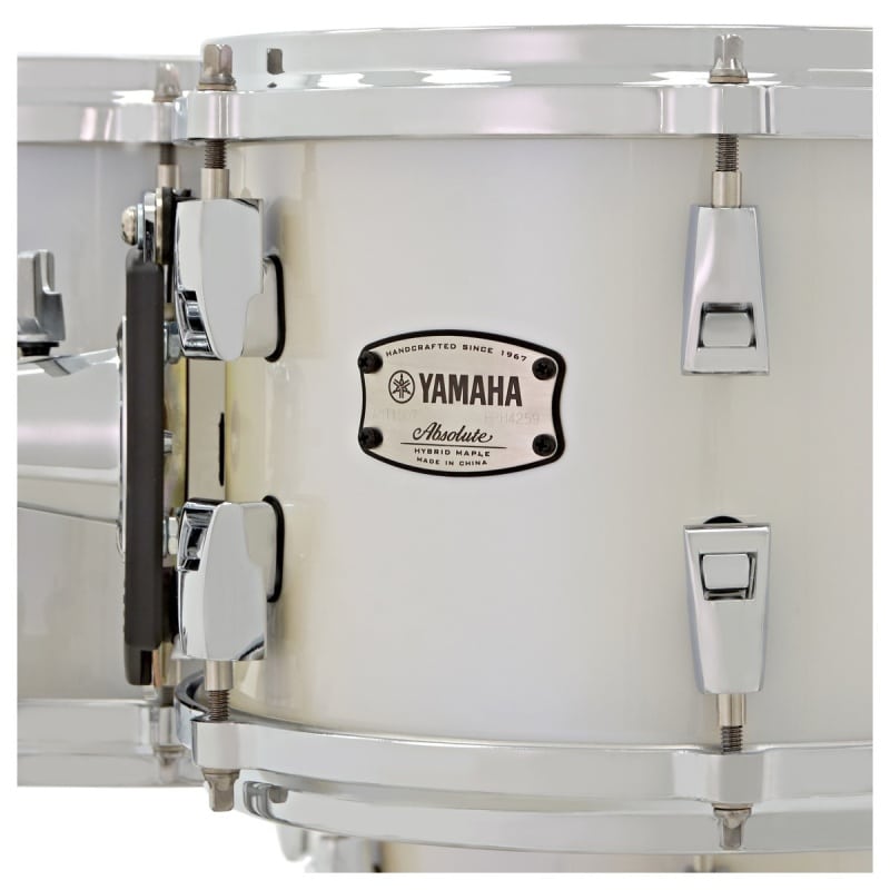 Yamaha Absolute Hybrid Maple 22in 4pc Shell Pack – Polar White 5