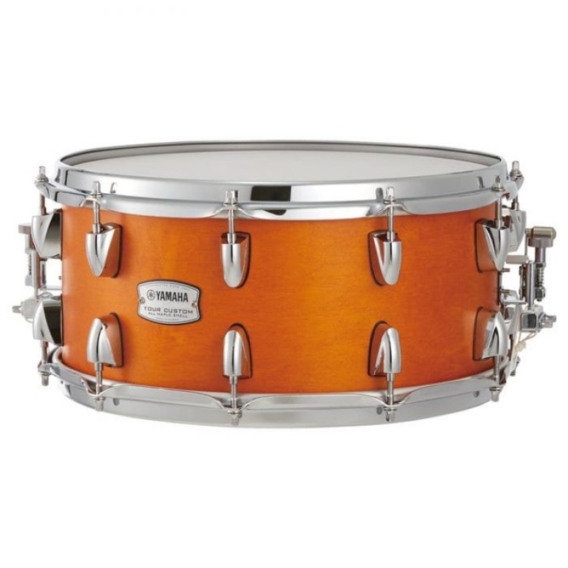 Yamaha Tour Custom 14×6.5in Maple Snare Drum – Caramel Satin 3