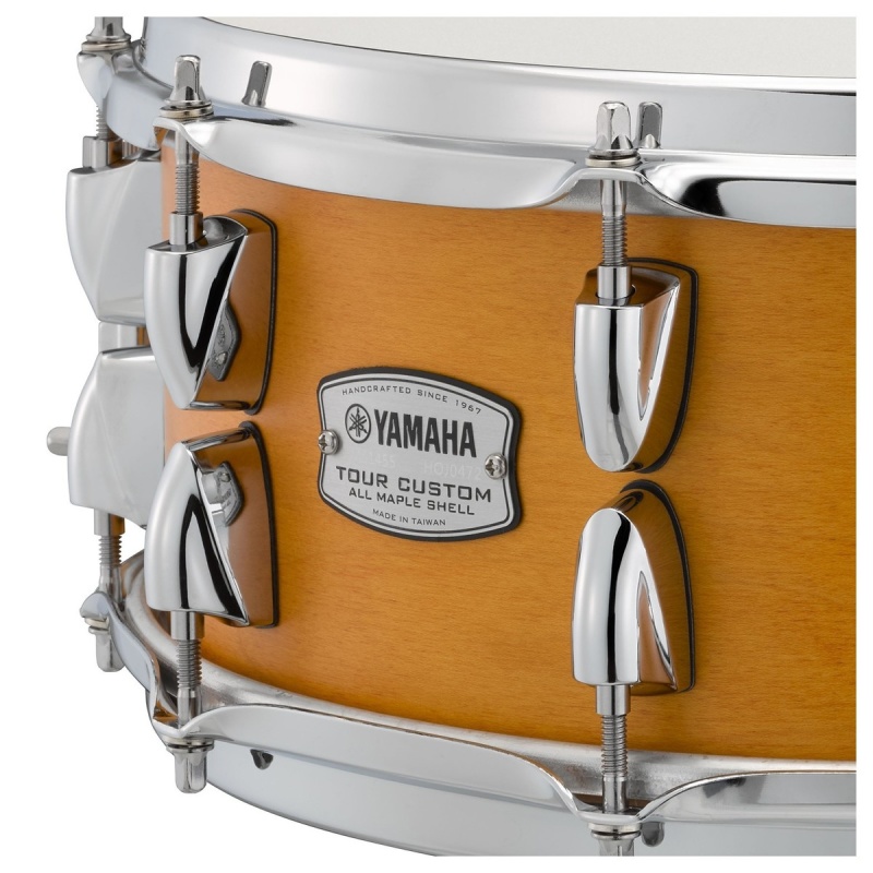 Yamaha Tour Custom 14×5.5in Maple Snare – Caramel Satin 5